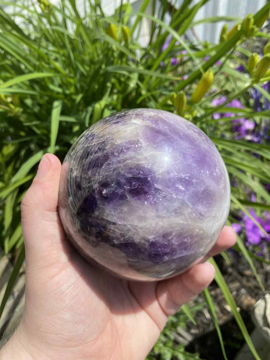 Amethyst sphere
